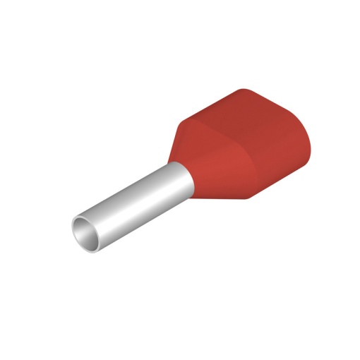 Wire end ferrule, 1.5 mm², Stripping length 11 mm, Colour red, Insulation Available