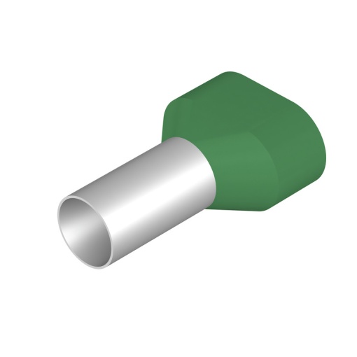 Wire end ferrule, 16 mm², Stripping length 20 mm, Colour green, Insulation Available