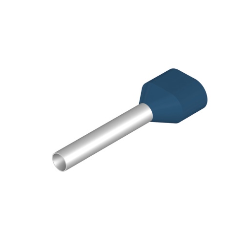 Wire end ferrule, 2.5 mm², Stripping length 21 mm, Colour blue, Insulation Available