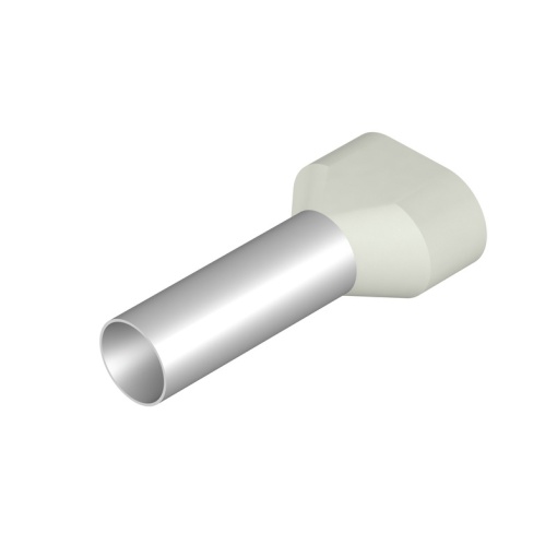 Wire end ferrule, 16 mm², Stripping length 29 mm, Colour white, Insulation Available