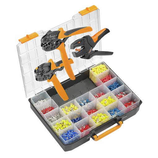 Assortment box assembled, PZ 6 RotoCTI 6, STRIPAX, Colour code DIN, Number of AEH 2000