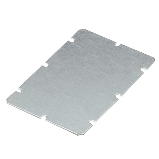 Mounting plate Housing, MPC polycarbonate empty enclosure, Mounting plate, 175 x 125 Sheet steel, galvanized, galvanized