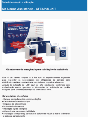 Eaton Kit Alarme Assistência - CFEAPULLKIT