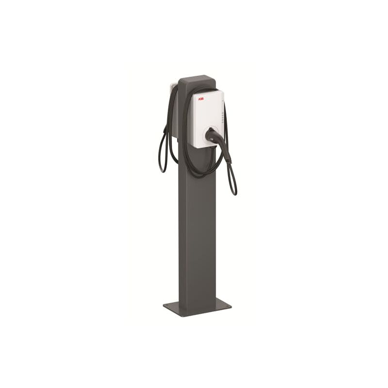 TAC pedestal back-to-back Free-standing metal pedestal for 2 Terra AC chargers