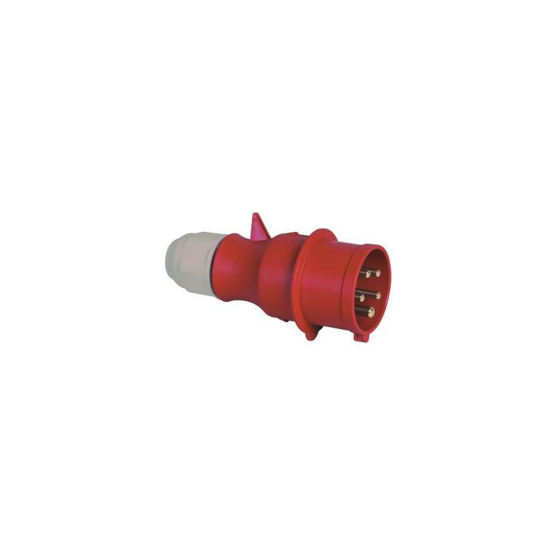 TLS plug with Multi-Grip cable gland  16A  5p  400V  6 h, IP44