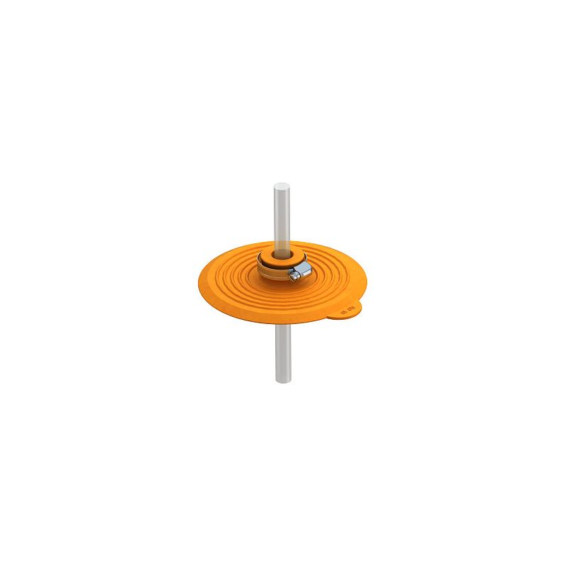Colar de selagem para condutor redondo 10mm RD10, TPE, cor-de-laranja pastel, 2003 