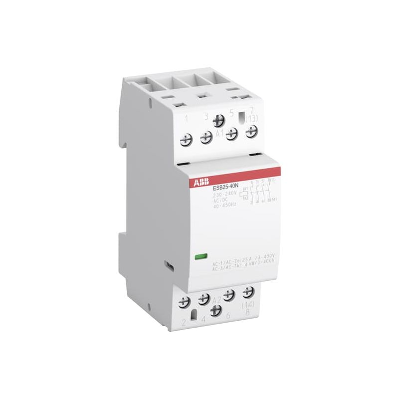 ESB25-13N-01 Installation Contactor 1NO/3NC, 24 V AC/DC