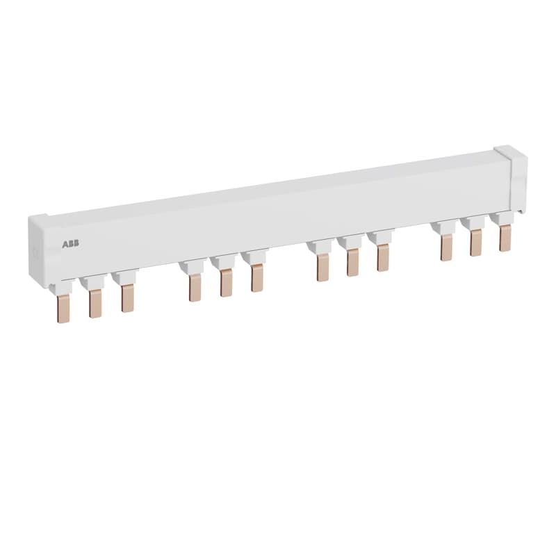 PS2-4-2-125 3-phase busbar for 4 MS165 with 2 HK/SK, Ie=125A