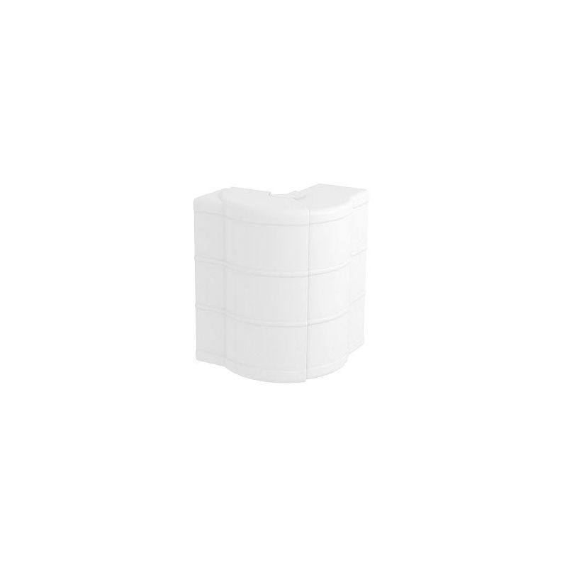 Ângulo externo variável 53x160, PVC, branco puro, 9010 