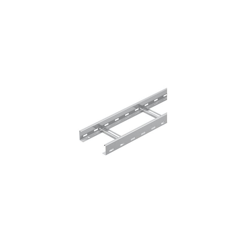 Caminho de cabos tipo escada perfurado, com degrau VS 60x200x6000, V4A, A4 