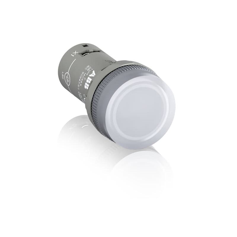 Compact Pilot Light Clear LED 110-130V DC