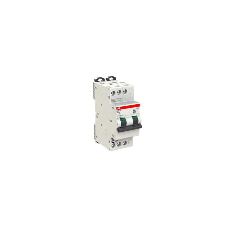 S203C-C16 Miniature Circuit Breaker C-char.,6kA, 16A, 3P 2M