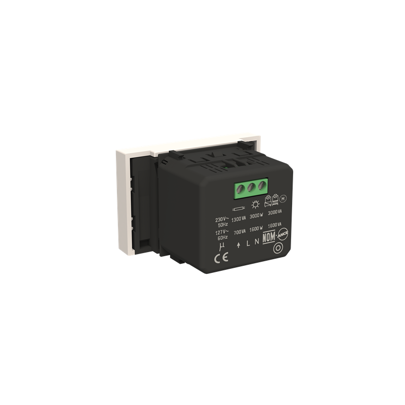 N2214.5 BL - Card timer switch 1-gang, 1-way, SP - 2M - White