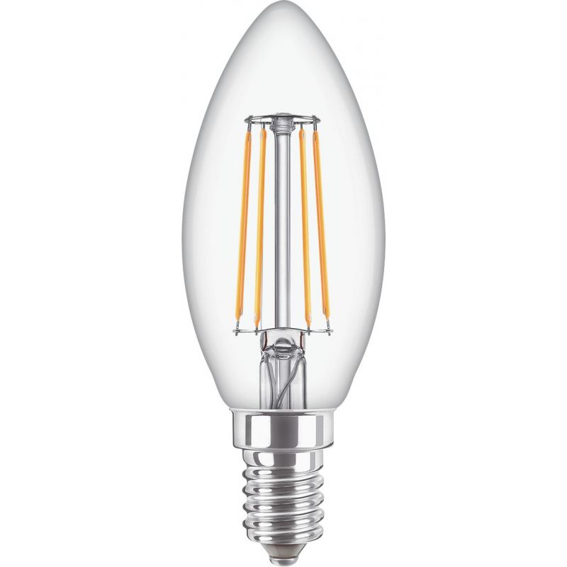 Lâmpadas LED e velas MAZDA - LED-lamp/Multi-LED - Classe de Eficiência Energética: F - Temperatura de cor correlacionada (Nom.): 2700 K