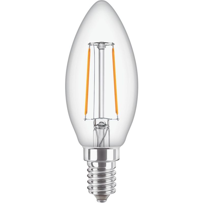 Lâmpadas LED e velas MAZDA - LED-lamp/Multi-LED - Classe de Eficiência Energética: E - Temperatura de cor correlacionada (Nom.): 2700 K