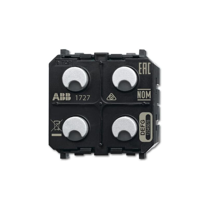 SBA-F-2.1.PB.1-WL Sensor/blind actuator, 2/1gang, wireless for ABB-free@home®