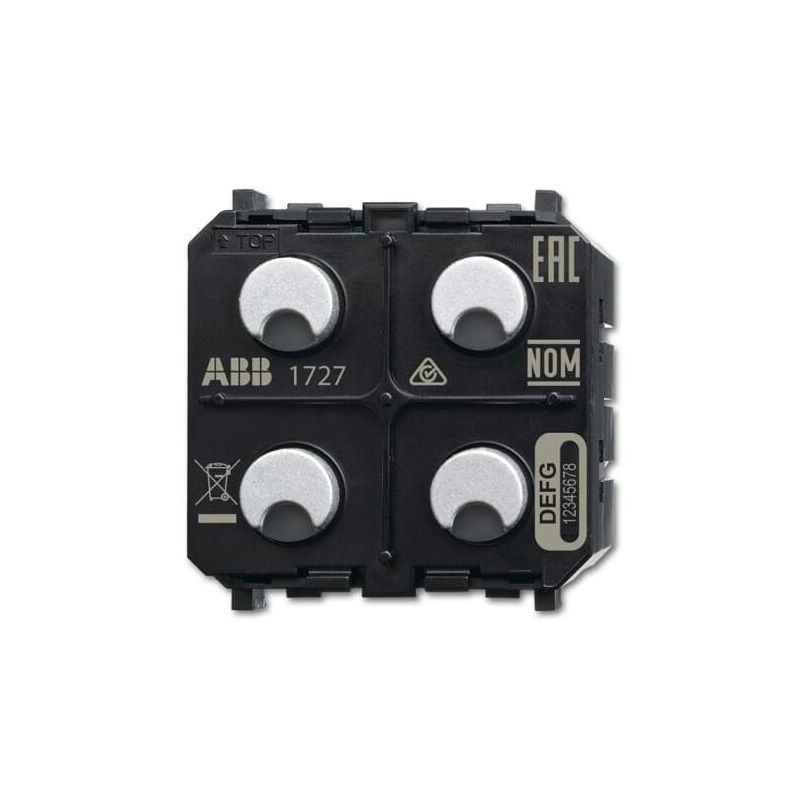 SDA-F-2.1.PB.1-WL Sensor/dim actuator, 2/1gang, wireless for ABB-free@home®