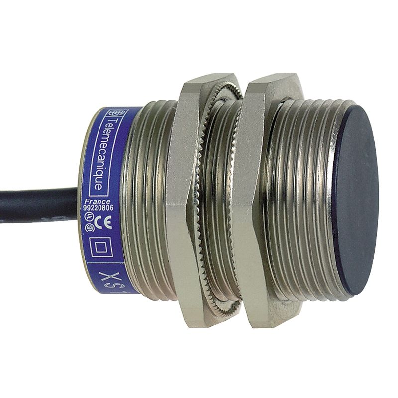 inductive sensor XS1 M30, L41mm, brass, Sn10mm, 12..24VDC, cable 5m