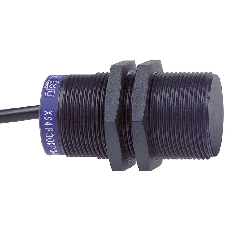 inductive sensor XS4 M30 - L62mm - PPS - Sn15mm - 24..240VAC/DC - cable 2m