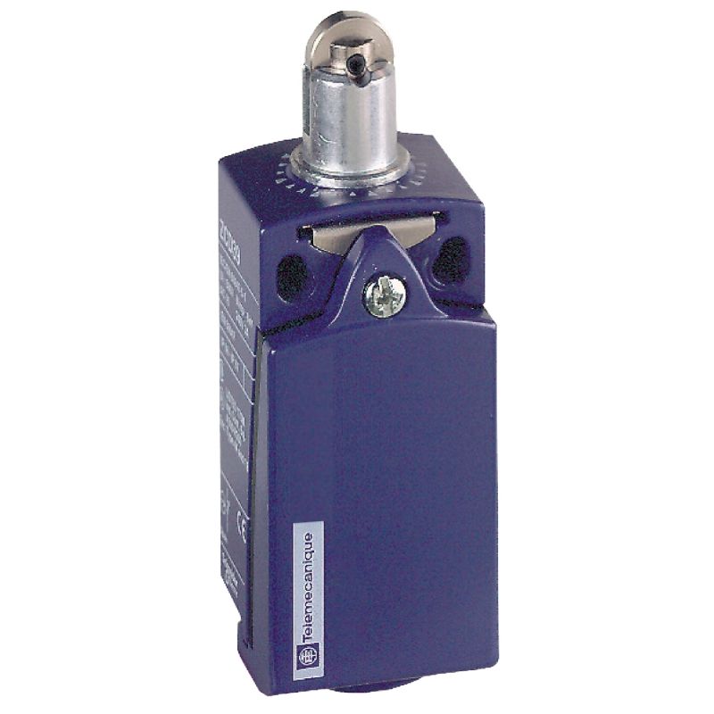 Limit switch, Limit switches XC Standard, XCKD, steel roller plunger, 1NC+1 NO, slow, Pg11
