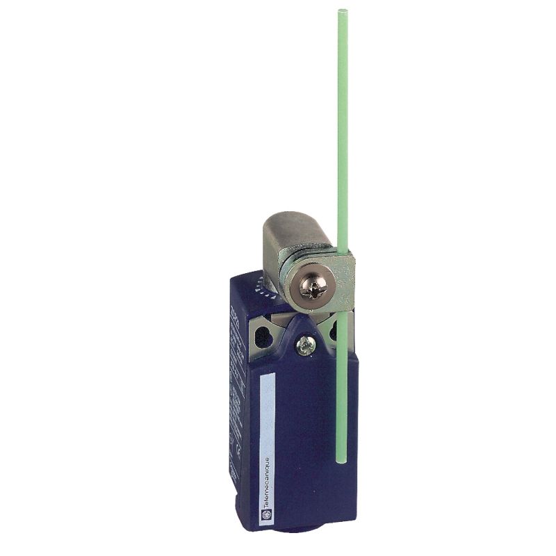 limit switch XCKP - glass fiber round rod lever 3mm - 1NC+1NO - snap - M16
