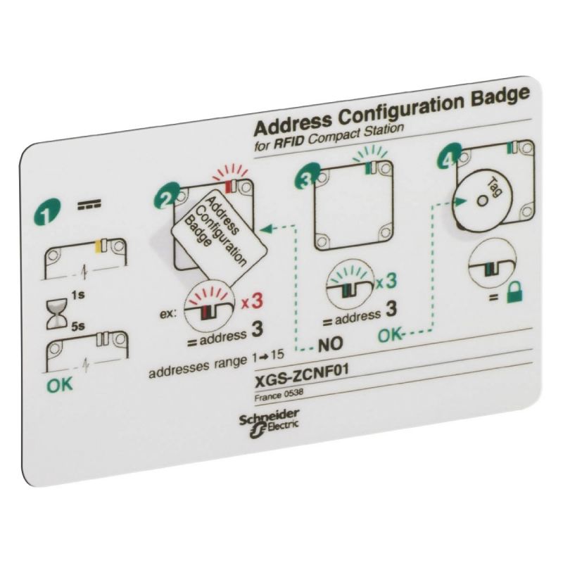 configuration badge - for configuration of RFID sation addresses
