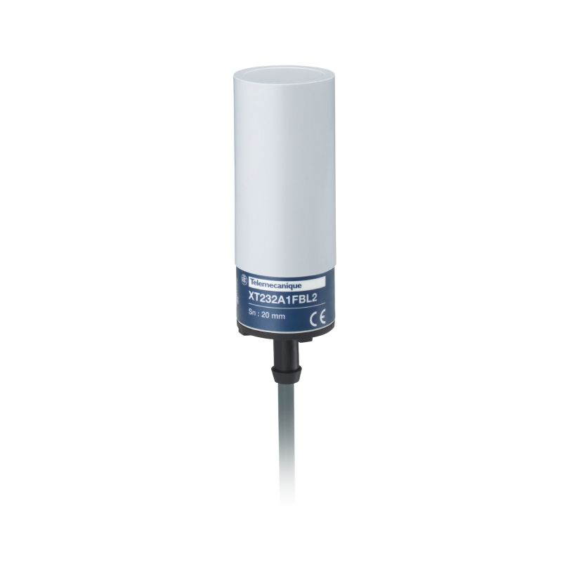 capacitive sensor - XT1 - cylindrical Ø 32 mm - plastic - Sn 20 mm - cable 2 m