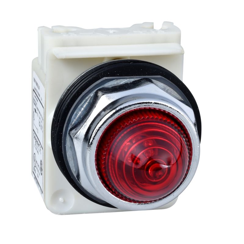 sinalizador Ø 30 - vermelho - alta lum. LED BA 9s - 48V CA/CC - IP66