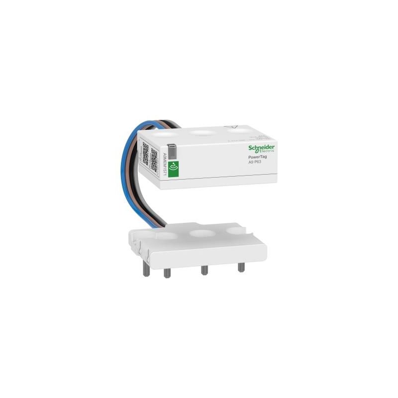 Sensor de energia sem fios PowerTag iDPN 3P+N montagem superior