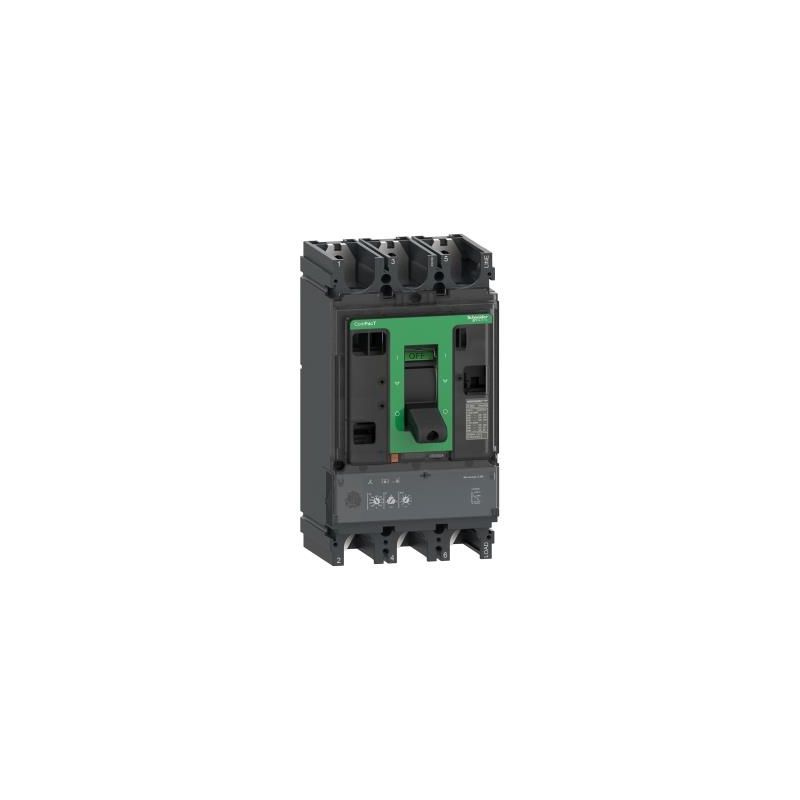 Circuit breaker ComPacT NSX400F, 36kA at 415VAC, MicroLogic 2.3 M trip unit 320A, 3 poles 3d