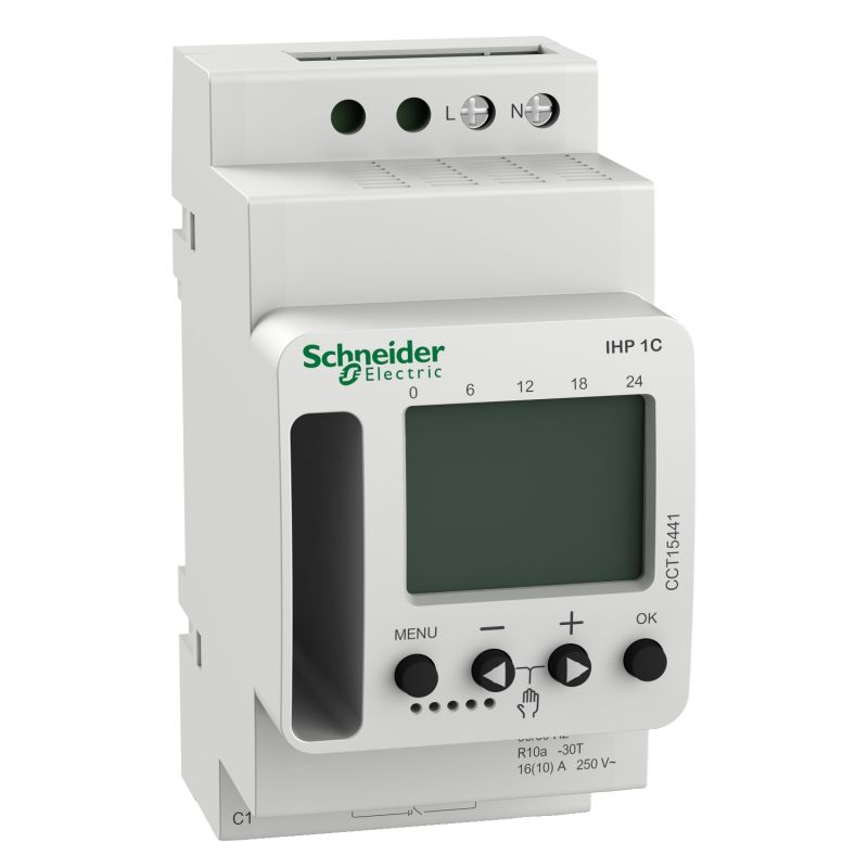 Acti 9 IHP 1C w (24h/7d) programmable time switch