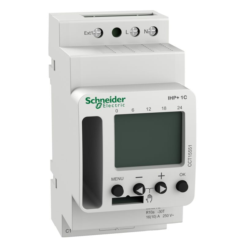 Acti 9 IHP+ 1C (24h/7d) SMARTw programmable time switch