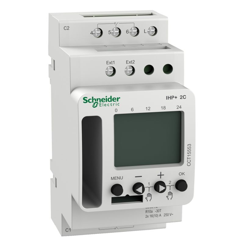 Acti 9 IHP+ 2C (24h/7d) SMARTw programmable time switch