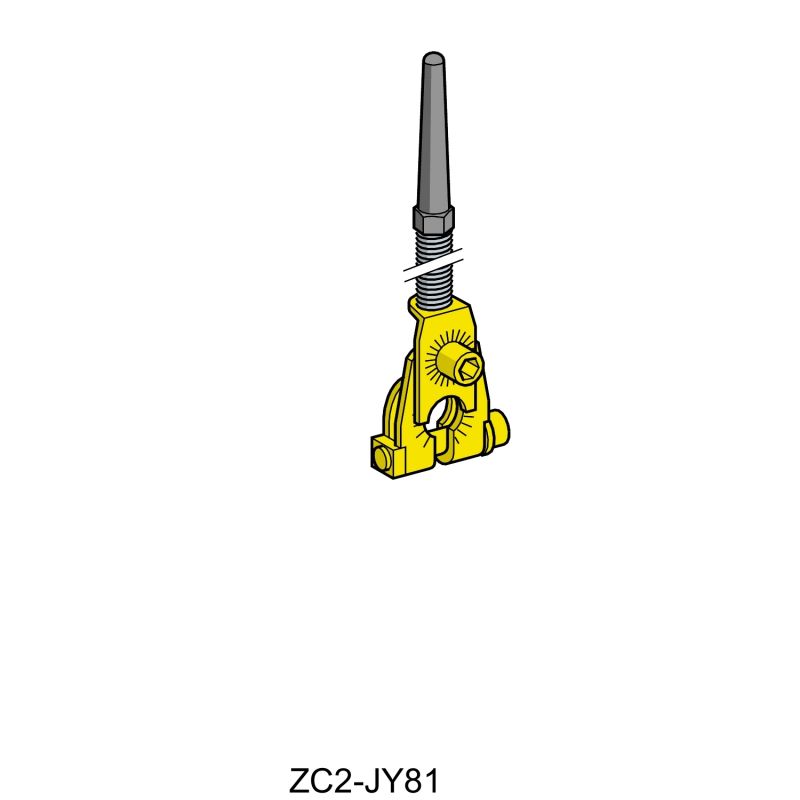 limit switch lever ZC2JY - spring lever with thermoplastic end - -40..70°C