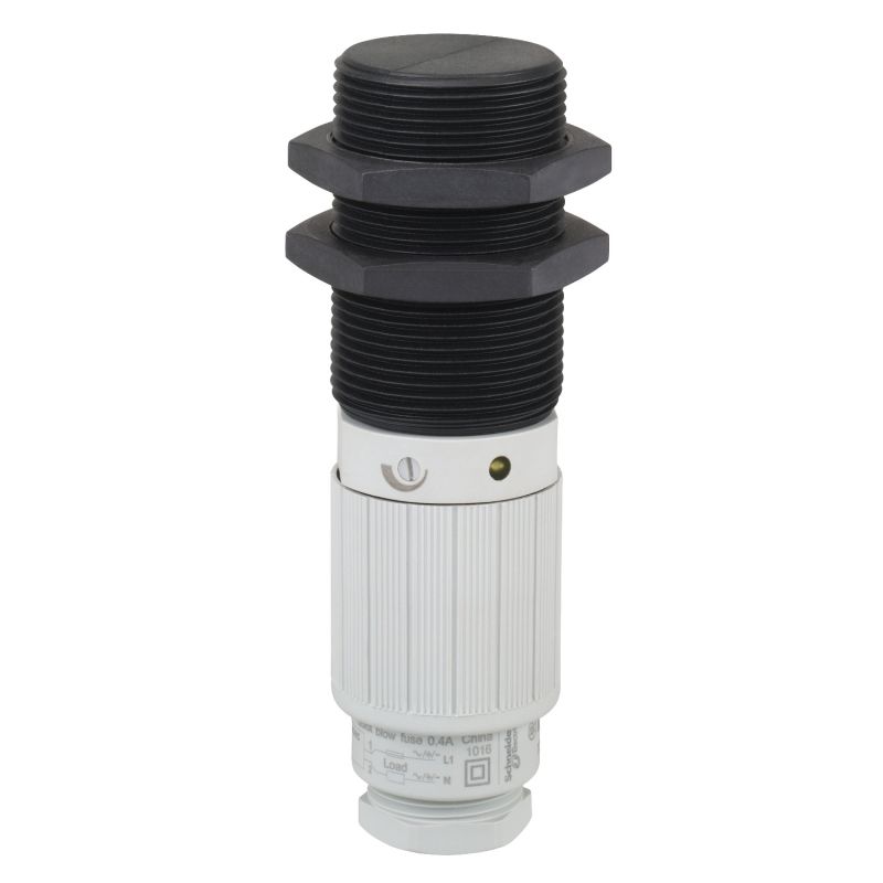 capacitive sensor - XT2 - cylindrical M30 - plastic - Sn 15 mm - 24..240 V AC
