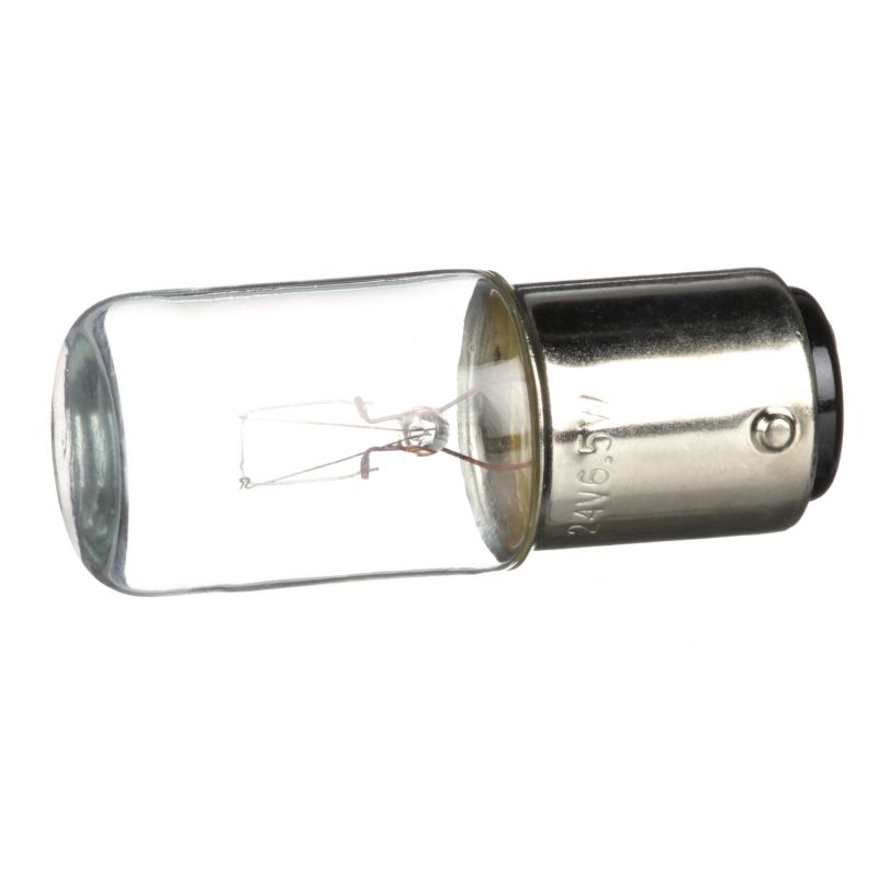 lâmpada incandescente clara para sinalização - BA 15d - 24 V 6,5 W
