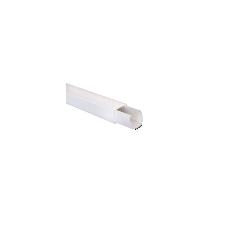 Dexson - mini trunking - 10x10 mm - 1 compartment - adhesive - PVC - white