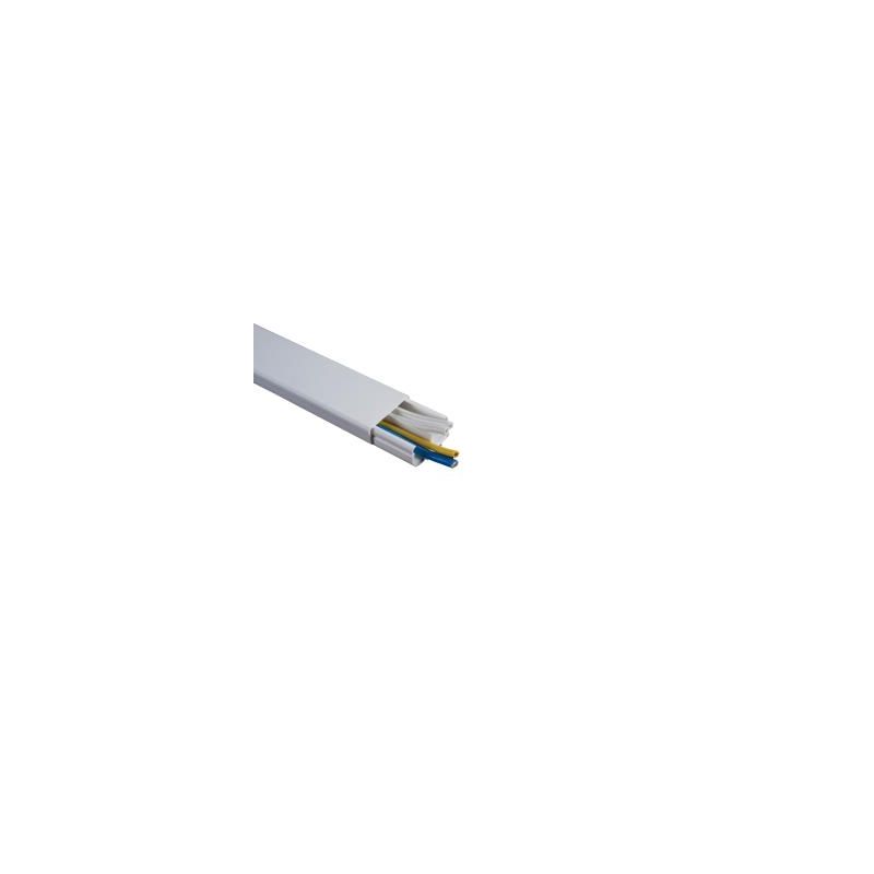 Dexson - mini trunking - 32x12 mm - 2 compartments - adhesive - PVC - white