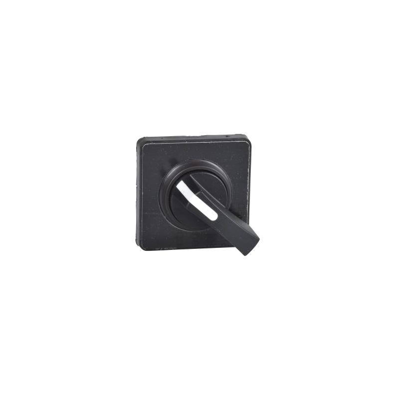 operating head 45 x 45 mm - black color - black handle - blank for engraving
