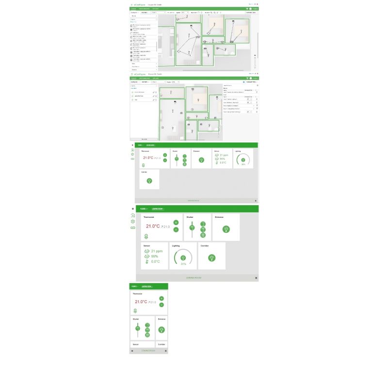 KNX graphical software - eConfigure KNX Lite for 250 KNX devices