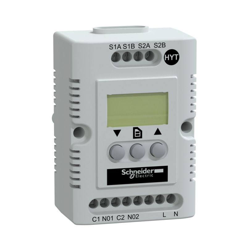 Climasys CC - electronic hygrotherm - 200…240 V - temp -40…80°C - Hr 20…80%