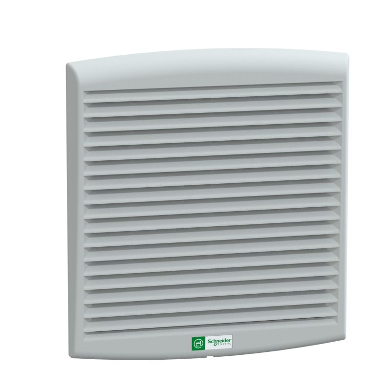 ClimaSys forced vent. IP54, 165m3/h, 24V DC, with outlet grille and filter G2