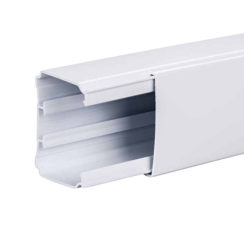 Canal CD - trunking - 60 x 80 mm - 2 m length - 1 compartmet - white colour