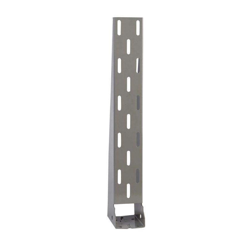 Polinorma - horizontal wall bracket - metallic - 400 mm - grey
