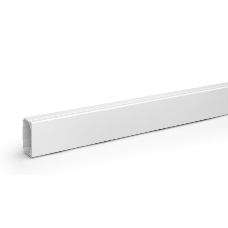 Climacanal - pipe trunking - 40 x 70 mm - 2 m length - white colour