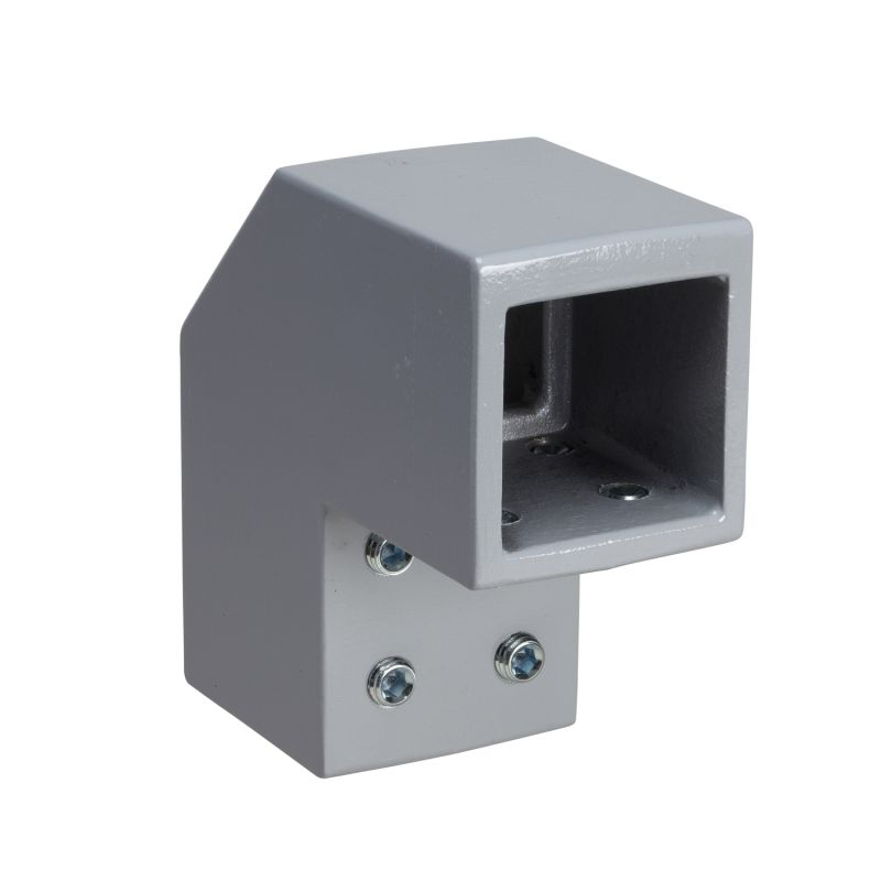 Fixed bracket, square 50 mm RAL 7040. For SPACIAL S3CM HMI encl.