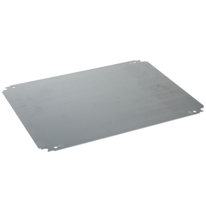 Plain mounting plate H700xW600mm made of galvanised sheet steel