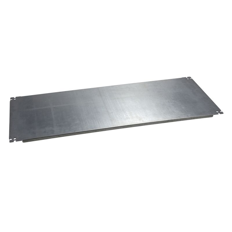 Plain partial mounting plate for control desk W1200mm - H447xW1105mm