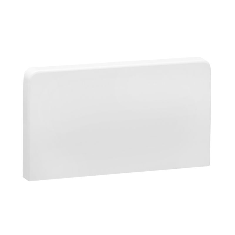 OptiLine 45/70 - stop end - 95 x 55 mm - PC/ABS - polar white