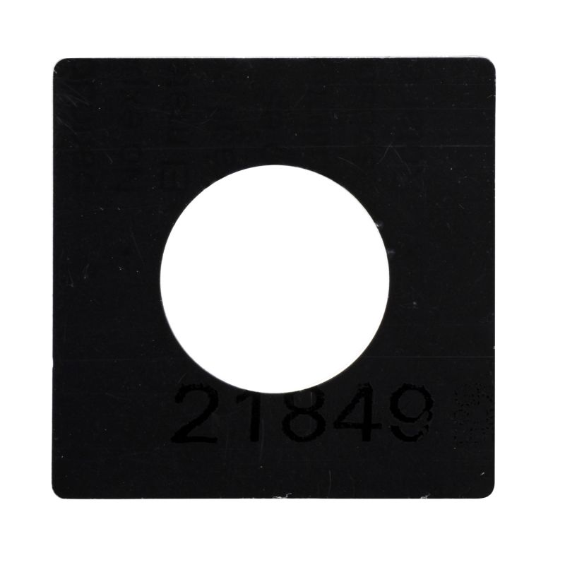 legend for cam switch unmarked - 60 x 60 mm